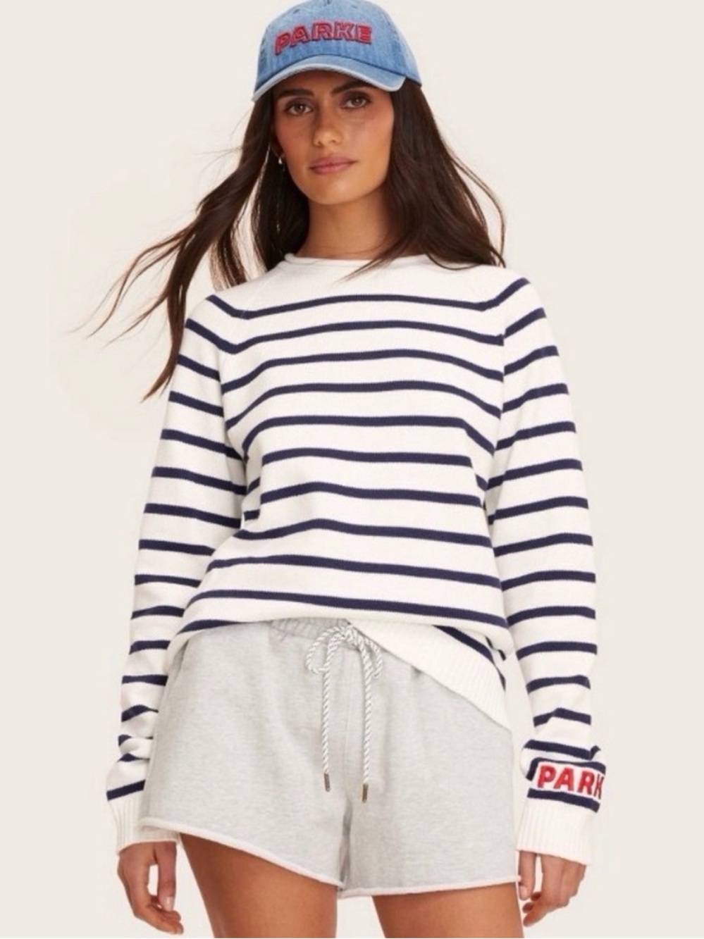 Parke x Target - Women’s Striped Pullover Sweater (Size Medium)